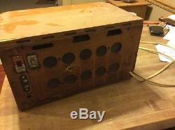 Antique Working Art Deco Zenith Model 5678 Wood Tabletop Tube Radio Beautiful