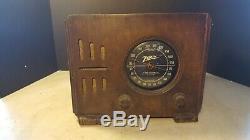 Antique Zenith 5-R-216 Cube Table Radio As Found Restoration Project Circa 1937
