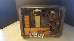 Antique Zenith 5-R-216 Cube Table Radio As Found Restoration Project Circa 1937