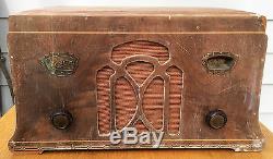 Antique Zenith 705 Wood Tube Table Radio Repair ca1933