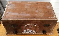 Antique Zenith 705 Wood Tube Table Radio Repair ca1933