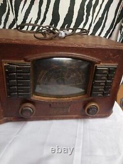 Antique Zenith Desk Top Radio For Parts Or Repair (7S633)