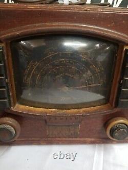 Antique Zenith Desk Top Radio For Parts Or Repair (7S633)