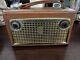 Antique Zenith Royal 750 Radio In Awesome Condition. Leather With Buttons