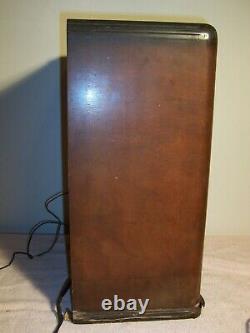 Antique Zenith Tombstone Wood Cabinet Tube Radio 1936 5s-29 As Found