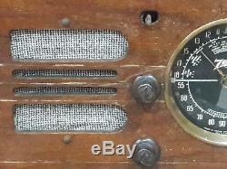 Antique Zenith Tube Radio, Model 6D219 Beautiful Dial And Case
