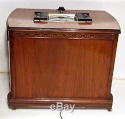 Antique Zenith vintage chair side tube radio restored and working