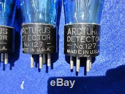 Arcturus Tubes 127 Set 4 Valve amplifier Radio antique audio RCA Zenith 45 27