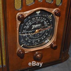 BEAUTIFUL c. 1937 ZENITH TOMBSTONE RADIO MODEL 10S130 FABULOUS EXAMPLE