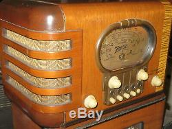 Beautiful Vintage Zenith 5-S-319 Broadcast & Shortwave Tube Radio Working