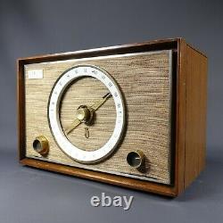 Beautiful Zenith C835R AM/FM 8 Tube Radio with RCA input 1950's Works Great