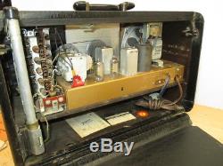 C1950 ZENITH TRANS OCEANIC SHORTWAVE RADIO MODEL G500 The Royalty of Radios