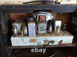 Collectible Vintage Zenith H503y Vacuum Tube Portable Radio Untested
