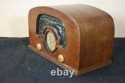 Deco Zenith Wood Tube Radio