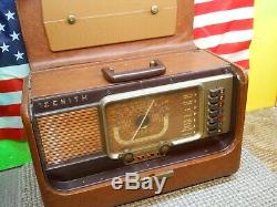 ESTATE ZENITH R-520/URR TRANS-OCEANIC SIGNAL CORPS RADIO with Memo ZENITH to ARMY