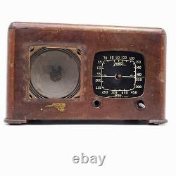For Parts Only Vintage Tube Radio Zenith The Toaster Tabletop 6D625 Wood Cabinet
