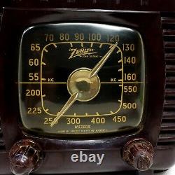 For Repair Vintage Zenith Tube Radio Bakelite 5G510 Original Box Portable 1941