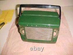 Gem Best! Zenith T402 Emerald Gren Possibly Unused Collector Radio