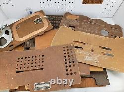 HUGE LOT of RARE Tube Radio Backplate Covers, Various Brands, Zenith, RCA, ETC