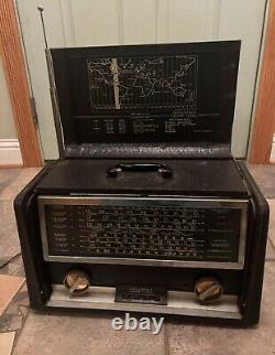 Hallicrafters TW-1000A World-Wide 8-Band Radio Receiver, Transoceanic FIXERUPPER