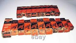 Hoard of 65 UNUSED 1930s-40s ZENITH LONG DISTANCE RADIO TUBES -Most Sealed Boxed