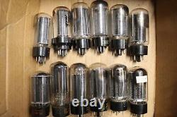 Lot of12 RCA/Chief/ITT/Zenith 5U4GB 5pin Amplifier Vacuum Tubes