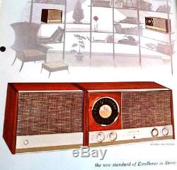 MINT RESTORED Antique Zenith Vintage MJ1035 Wood MCM Tube Radio Works Perfect
