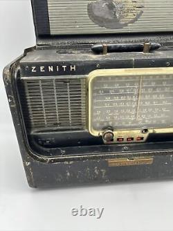 Marine Corp Radio Zenith Transoceanic Wave Magnet Multi-Band Shortwave L600 USMC