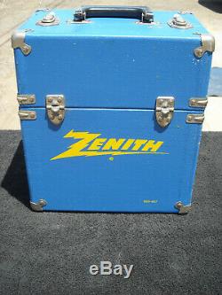 Nice Vintage Zenith Radio Tube Box Carry Utility Jewelry Repairman Case