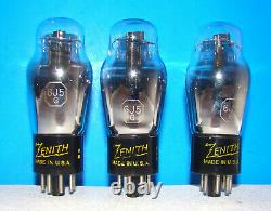 No 6J5G audio Zenith radio amplifier vacuum tubes 3 valves tested ST shape 6J5GT