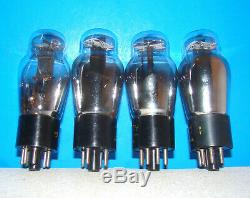 No 6J5G type Zenith radio amplifier ST shape vacuum tubes 4 valves tested 6J5GT