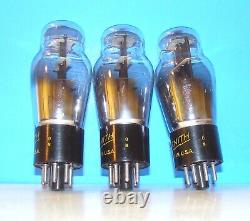 No 6X5G Zenith radio audio vacuum 3 tubes valves tested ST shape type 6X5GT 6X5