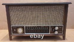 ORIGINAL Zenith S-58040 T2542 Tube Radio in Wooden Cabinet TESTED WORKING