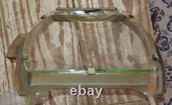 Original 1942 ZENITH Model 7S682 DIAL FRAME (Bezel) withOrig CONVEX GLASS & SCREWS