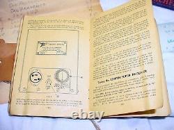 Original Instructions & Paperwork For Zenith Super Model 27 28 29