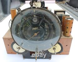 RARE 1930's Zenith 9 Tube Chassis for Console Radio