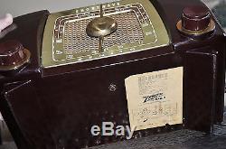 RARE Near MINT Antique Vintage ZENITH H517 Tube Radio Works Perfect -SEE VIDEO