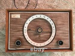 RARE Vintage MCM Zenith Model C835E AM/FM Tube Radio 1950s 1960s