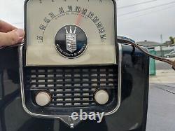 RaRe MCM Mid Century Vintage ZENITH Glass Tube Flip-Up Travel Case AM RADIO G503
