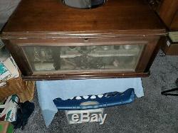 Rare 1929 Zenith Model 41 Tube Radio! Dixie wood Products Cabinet HEAVY