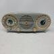 Rare 1950's ZENITH Owl Eyes Model J616 Gray Tube Radio