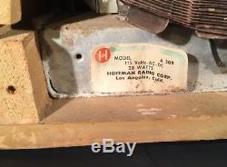 Rare Charles Eames Hoffman Tube Radio Model A-309 Zenith Emerson Teletone Evans