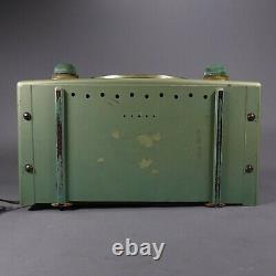 Rare Green 1950s Vintage Zenith K-725 Model Tube Radio Chicago II, USA WORKS