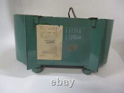Rare Green Vtg. 1950s Zenith H511F Racetrack Tube Radio Works