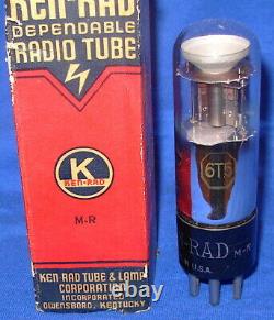 Rare NOS NIB KenRad 6T5 Tuning Eye Tube for 1937 Zenith Radios