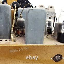 Rare VTG Zenith Tube Radio Zephyr Robot Shutter Dial Chassis Face Ring 9-S-367
