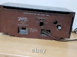 Rare Vintage Zenith Telechron Standard Broadcast Alarm Radio