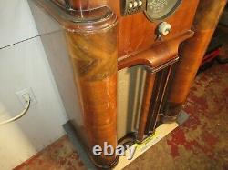 Rare Zenith Radio Console Radio Cabinet For Parts Or Restoration Work Whole Unit