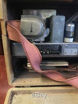 Rare Zenith Vintage Tube Radio -Working W Antenna Model 6-G-501 M Rare