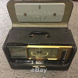 Rare Zenith Wave Magnet Portable Trans-Oceanic Military Radio H-5001950's5H40